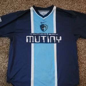 2000-2001 Authentic Nike Tampa Bay Mutiny Home Short Sleeve Jersey